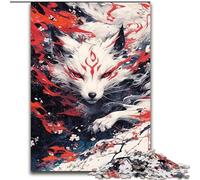 Puzzles Dieu des Renards pour Adolescents : 1000 pièces, Jeux éducatifs, décoration d'intérieur, Cadeaux pour Toute la Famille (26x38cm)