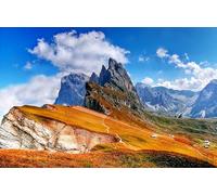 Puzzles Difficiles pour Adultes 500 pièces Magnifiques paysages des Montagnes du Tyrol du Sud en Italie 52x38CM