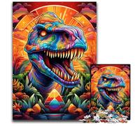 Puzzles Dinosaures Anciens 1000 Pièces pour Adultes Puzzles Impossibles pour Adultes Jeu Familial Interactif, Décoration Maison DIY, Cadeau Casse-Tête 26x38cm/10,23x14,96 Pouces