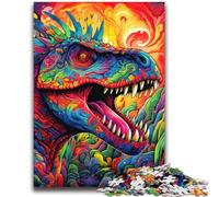 Puzzles Dinosaures Anciens pour Adolescents 1000 Puzzles, Difficiles à Compléter, mais Amusants et Humoristiques, Décoration et Cadeaux Uniques pour la Maison (38x52cm)