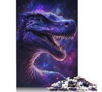 Puzzles Dinosaures Galactiques pour Adultes 500 Puzzles pour Adultes Puzzle 500 Pièces Jeux Éducatifs Cadeau Décoration Maison 500pcs (52x38cm)
