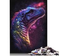 Puzzles Dinosaures Galaxie 500 Pièces Puzzles en Bois Adultes Jeux de Puzzle Jouets Éducatifs 500pcs (52x38cm)