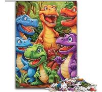 Puzzles Dinosaures pour Adolescents 1000 pièces, à partir de 14 Ans, décoration Murale, Cadeaux d'anniversaire et Cadeaux Uniques (50x75cm)