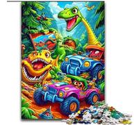 Puzzles Dinosaures pour Adolescents 1000 pièces, pour Les 14 Ans et Plus, Jeux Amusants, activités Amusantes à la Maison, Cadeaux d'anniversaire, Cadeaux de Voyage (Taille 50x75cm)