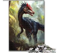 Puzzles Dinosaures pour Adultes 1000 pièces, Jeu Familial Anti-Stress, défi Difficile, Superbes Cadeaux et Jouets (26x38cm)
