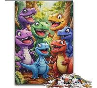 Puzzles Dinosaures pour Adultes 1000 pièces, Jeux Amusants, Chaque pièce est Unique - Jeu Familial Stimulant (50x75cm)