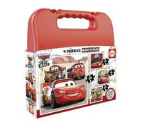 Puzzles - Disney Cars - 12/16/20 et 25 pièces - Dès 4 ans - Malette - Educa
