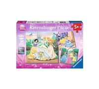 Puzzles Disney Princesses 3x49 pièces, à partir de 5 ans, Ravensburger