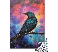 Puzzles d'oiseaux moineaux artistiques pour Puzzles en Bois, Excellent Cadeau pour Adultes, Cadeaux de Vacances, 1000 pièces (75 x 50 cm)