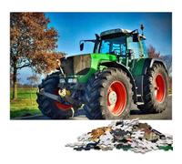 Puzzles d'outils agricoles et de tracteurs pour Puzzles en Bois de 1 000 pièces. Un Casse-tête Stimulant à Faire soi-même,Un Jeu Familial Parfait ou Un Cadeau décoratif 50 x 75 cm
