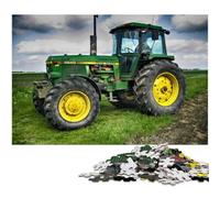 Puzzles d'outils agricoles et de tracteurs pour Puzzles en Carton de 1 000 pièces. Un Casse-tête Stimulant à Faire soi-même,Un Jeu Familial Parfait ou Un Cadeau décoratif 26 x 38 cm.