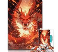 Puzzles Dragon Chinois fantastiques 1000 pièces pour Adultes, Jeu éducatif et défi, idéal comme Cadeau pour Toute la Famille (75x50cm)