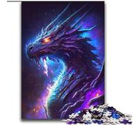 Puzzles Dragon Cosmique pour Adolescents 2000, Jouets éducatifs et Anti-Stress, liste de souhaits avec Père Noël (70x100cm)