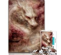 Puzzles Dragon de Style Chinois pour Adultes, 1 000 pièces, pour Un Moment de détente à la Maison avec des pièces de Formes aléatoires entièrement emboîtables (38x26cm)