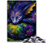 Puzzles Dragon et Terre pour Adultes et Adolescents, 1 000 pièces, Jeu Familial Anti-Stress, défi Difficile, Superbes Cadeaux et Jouets (38x26cm)