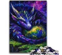 Puzzles Dragon et Terre pour Adultes et Adolescents, 1 000 pièces, Jouet éducatif et décompressant, idéal pour la décoration de Bureau (38x52cm)
