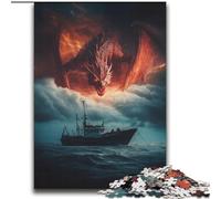 Puzzles Dragon Fantastique pour Ados, Puzzle 2000 pièces, Staycation Kill Time, Chaque pièce est Unique - Jeu Familial Stimulant (70x100cm)