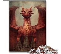 Puzzles Dragon Fantastique pour Adultes 1000 Pièces, Jeu Familial Anti-Stress, Défi Difficile, Cadeaux pour Amis et Famille (50x75cm)
