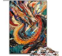 Puzzles Dragon Fantastique pour Adultes et Adolescents, à partir de 14 Ans, Idées Cadeaux pour Améliorer la Mémoire (50x75cm)