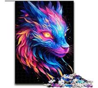 Puzzles Dragon Graffiti Colorés pour Adultes 1000 Puzzles, pour 14 Ans et Plus Jeu de Soulagement du Stress Cadeaux de Noël pour Femmes (50x75cm)
