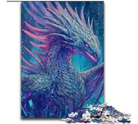 Puzzles Dragon Mystérieux 1000 Pièces pour Adultes, Jeux Éducatifs, Décoration Maison, Cadeau d'anniversaire, Cadeaux, Art Mural 26x38cm