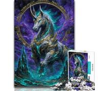 Puzzles Dragon Mystérieux pour Adultes 1000 Pièces, Jeu Éducatif Difficile à Réaliser, mais Amusant et Humoristique pour Anniversaire (38x26cm)