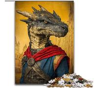 Puzzles Dragon Rider pour Adultes 1000 pièces, Assemblage de Motifs Amusant à la Maison, Cadeau d'anniversaire, Cadeau de Voyage 26x38cm