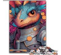 Puzzles Dragon Rider pour Adultes et Adolescents, Jouets de Divertissement Familial, idéal comme Cadeau pour Toute la Famille (26x38cm)