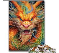Puzzles Dragon Volant Fantastique pour Adultes 2000 Puzzles, pour 14 Ans et Plus Jeu de Soulagement du Stress Cadeau de Noël pour Femmes (70x100cm)