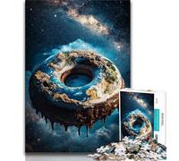 Puzzles Dream Donuts pour Adolescents 1000 Puzzles, Staycation Kill Time Chaque pièce est Unique - Jeu Familial Stimulant et Amusant 38x26cm