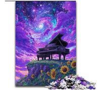 Puzzles Dream Piano 1000 pièces pour Adultes, Jeux stimulants, décoration Murale, Cadeaux Uniques pour Anniversaire et Noël 50x75cm