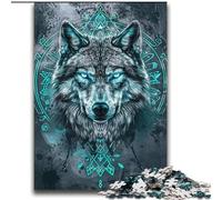 Puzzles Dreams Wolf pour Adultes : 2000 pièces, Jouets addictifs pour stimuler l'intelligence cérébrale, Cadeaux d'anniversaire pour Les 14 Ans et Plus (70x100cm)