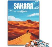 Puzzles du désert du Sahara, Afrique, 2000 pièces pour Adultes et Adolescents, Anti-Stress, Vacances à la Maison, Passe-Temps, Amour Entre Couples, 2000 pièces (70x100cm)