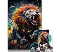 Puzzles du Monde Animal pour Adolescents Puzzle de 1000 pièces, Aide Le Cerveau à exercer des Jouets addictifs pour cultiver la Patience Une œuvre d'art 38x26cm