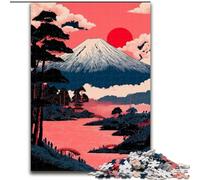 Puzzles du Mont Fuji pour Adolescents, 1000 pièces, Jouets éducatifs, Jeux Anti-Stress, Cadeaux d'anniversaire Uniques (50x75cm)