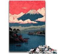 Puzzles du Mont Fuji pour Adultes 1000 pièces, à partir de 14 Ans, idées Cadeaux pour améliorer la mémoire 50x75cm