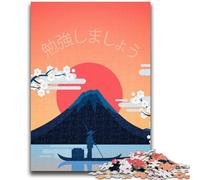 Puzzles du Mont Fuji pour Adultes 1000 pièces, Jeu Stimulant et éducatif en Famille pour Anniversaire et Noël 1000 pièces (50x75cm)
