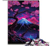 Puzzles du Mont Fuji pour Adultes 1000 pièces, Jeux éducatifs et Anti-Stress, liste de souhaits avec Le Père Noël (26x38cm)