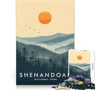 Puzzles du Parc National de Shenandoah pour Adultes, 1000 pièces, Casse-tête analytique, Loisirs, évasion, Cadeau saisonnier (38x26cm)