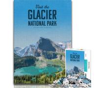 Puzzles du Parc National des Glaciers pour Adolescents 1000 pièces, Jouet éducatif intellectuel décompressant, Cadeau d'anniversaire, Cadeaux, décoration Murale 50x75cm