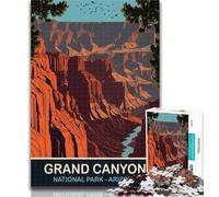 Puzzles du Parc National du Grand Canyon pour Adolescents, 1 000 pièces, Jouets éducatifs et éducatifs, Jeux familiaux pour renforcer l'amour Entre Couples, 75x50cm