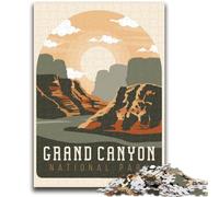 Puzzles du Parc National du Grand Canyon pour Adultes 1000 pièces, Jouets addictifs pour stimuler la Patience, Jeu de défi Unique 1000 pièces (50x75cm)