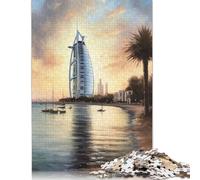 Puzzles Dubaï Émirats Arabes Unis pour Adultes 1000 pièces Puzzles pour Adultes et Adolescents à partir de 12 Ans Cadeaux du réveillon de Noël 1000 pièces (75 x 50 cm)