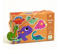 Djeco Puzzle Dinos Duo multicolore TU
