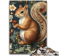 Puzzles Écureuil 2000 pièces pour Adolescents, pour Tuer Le Temps en Vacances, Chaque pièce est Unique - Jeu Familial Stimulant et Amusant (70x100cm)