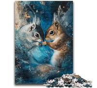 Puzzles Écureuil Cosmique pour Adolescents, 1 000 pièces, Jouets éducatifs, Jeux familiaux, Cadeaux d'anniversaire Uniques (38x26cm)