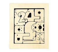 Puzzles, Éducatifs en Bois pour Compter, Activités d'apprentissage Blocs Puzzle pour, pour Garçons Et Filles Maison Maternelle Classe Salle De Jeux Crèche École À La Maison