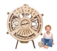 Puzzles éducatifs pour,Puzzle en Bois pour,Jouets de Puzzle en Bois avec Calendrier perpétuel - Ensemble de Jeu Amusant, Jouets de première éducation pour Les compétences Pratiques