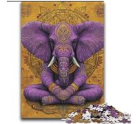 Puzzles Éléphant Violet pour Adultes 2000, Jouets de Divertissement Familial Idéal comme Cadeau pour Toute la Famille 70x100cm
