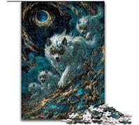 Puzzles éléphants mystérieux pour Adolescents 1000 pièces, adaptés aux Personnes de 14 Ans et Plus Idées Cadeaux de décoration intérieure 50x75cm